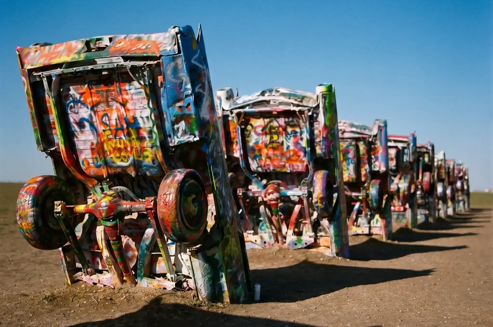Editorial illustration for: 25 Bizarre US Roadside Attractions You Won't Believe Are Real