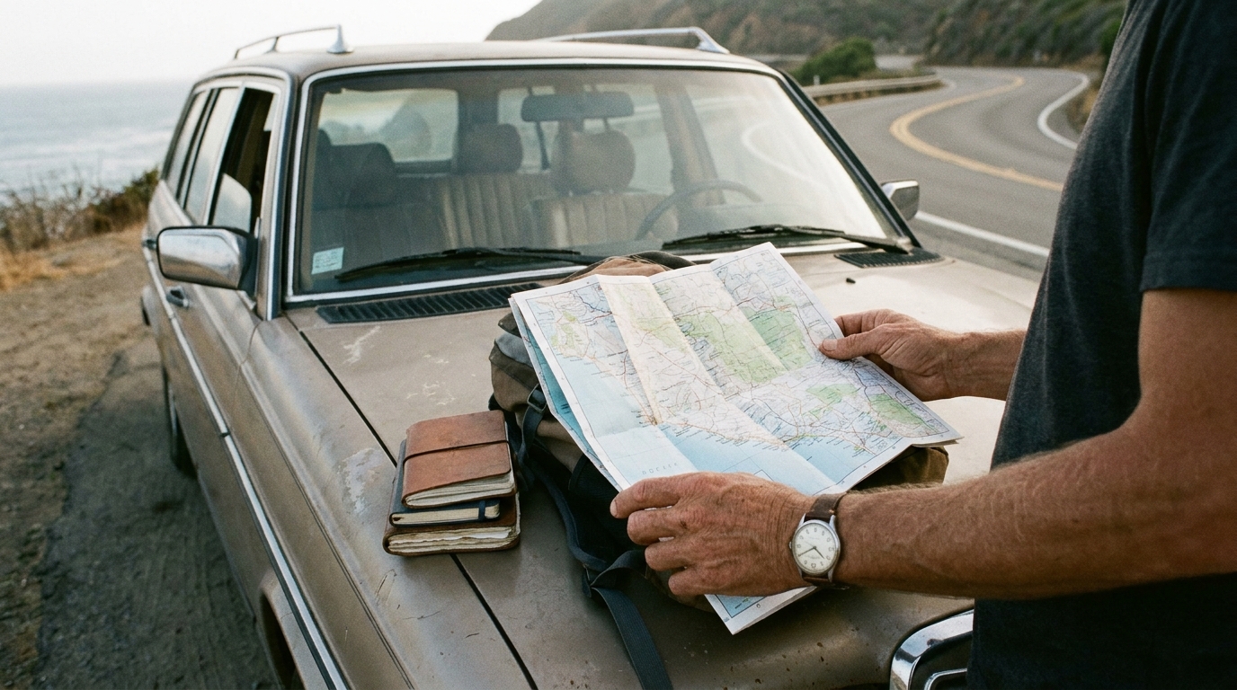 Editorial illustration for: What Is the 3 3 3 Rule for Road Trips?