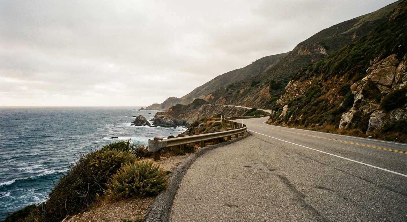 Illustration for section: Pacific Coast Highway, California.